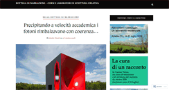 Desktop Screenshot of bottegadinarrazione.com